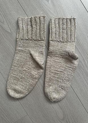 Вʼязані шкарпетки, розмір 37