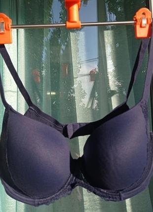 Бюстгальтер синий