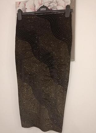 Бархатні спідниця в блискавках