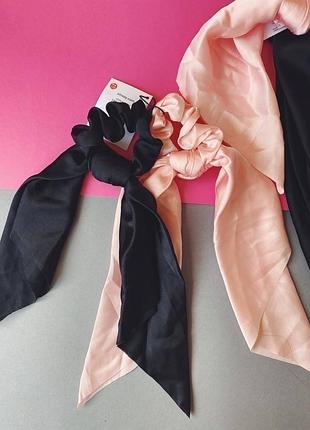 Scrunchies з довгими стрічками, 2 шт.
