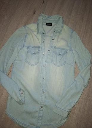 Джинсова сорочка хs
