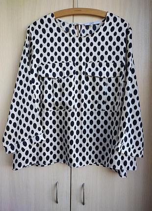 Новая атласная блуза большого размера батал.