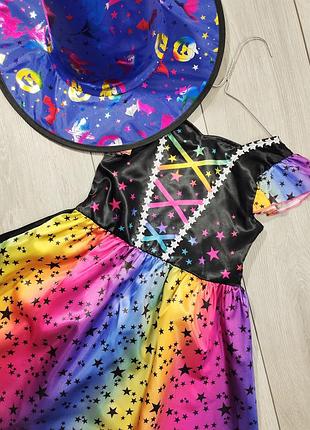 Платье на хелловин колдунья ведьмочка ведьмочка волшебница