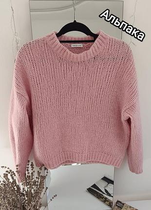 Светр обьємний альпака