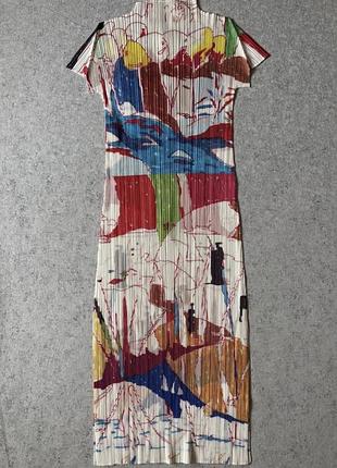 Вінтажна довга сукня pleats please issey miyake