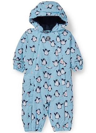 Сплошной комбинезон термо детский зимний c&amp;a голубой (25082793)