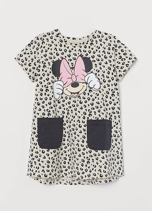 Детское платье туника для девочки h&amp;m минные маус - 20913
