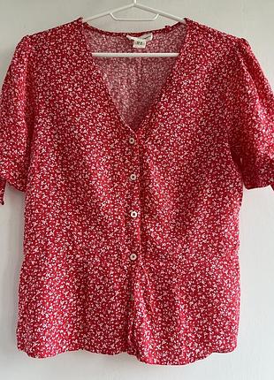 Блуза у квітковий принт