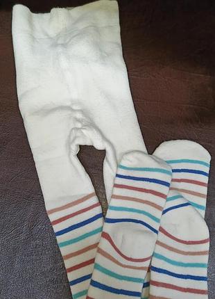 Теплые махровые колготы