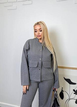 Костюм брючний кашеміровий