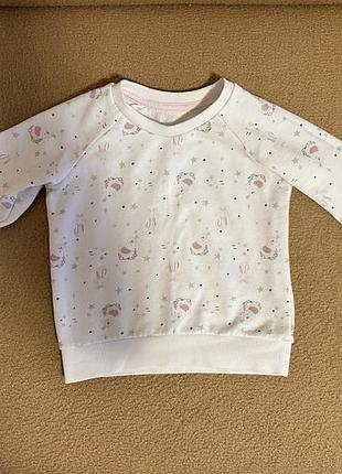 Кофтинка на флісі для дівчаток 86 розмір primark