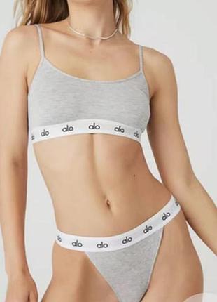 Комплекти ало йога різні варіації alo yoga білизна топ бра та шорти/труси бікіні