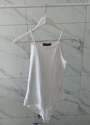 Боді білий even&odd (zalando)
