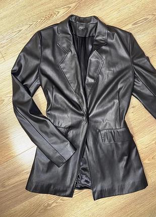 Шкіряний піджак жакет