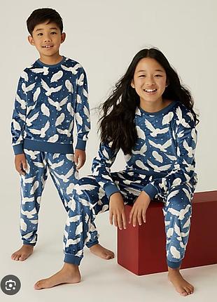 Піжама велюрова дівчинці на 7-8 років зріст 128 см домашній костюм хлопцю гаррі поттер