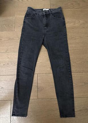 Джинси скінні з високою посадкою