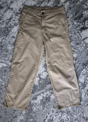 Брюки широкие коттоновые 8-10 лет