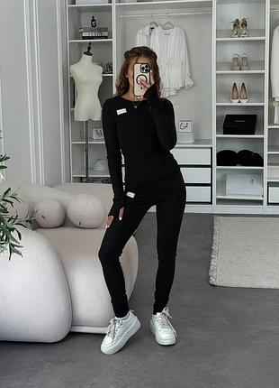 Жіночий комплект термо двійка лонг легінси