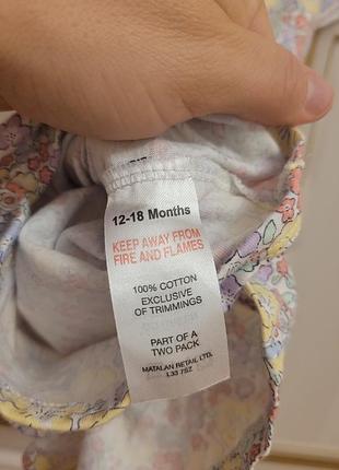 Боди платье для девочки 12-18м 5