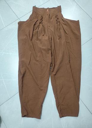 Брюки штани аладіни вільний крій вінтаж франція