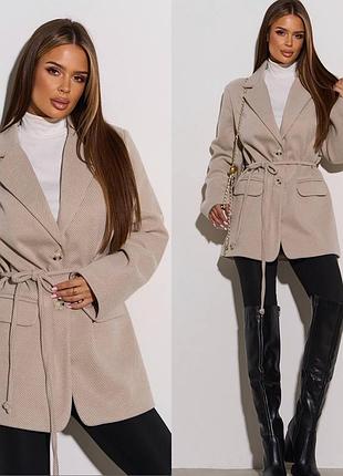 Жакет - пиджак из кашемира на подкладке