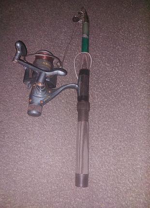 Спиннинг с катушкой .набор .б/у + подарок.