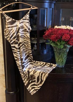 Плаття леопардове тигрове zara нове