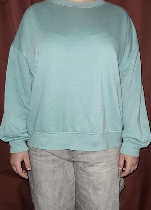 Світшот м'ятного кольору  оверсайз primarк р. l
