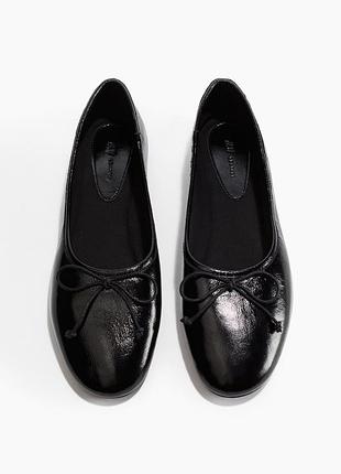 Балетки жіночі чорні лаковані hm new