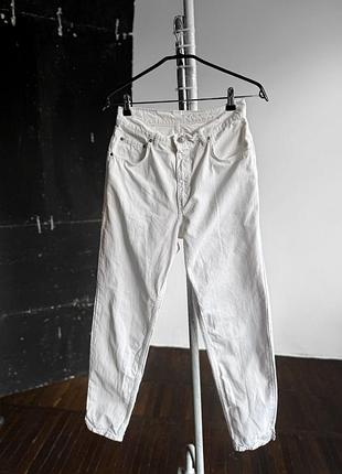 Joop! jeans womens vintage 90s white high waist tapered mom jeans жіночі, вінтажні, білі, джинси, джуп
