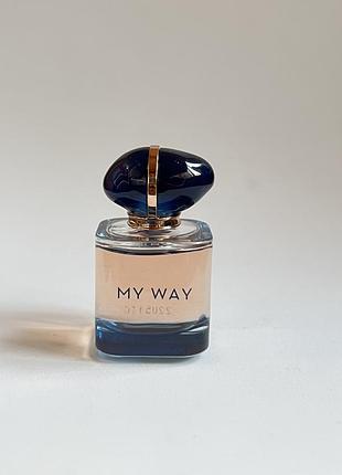 Оригінальна мініатюра giorgio armani my way intense парфумована вода