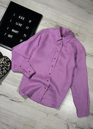 Лляна сорочка marks&spencer