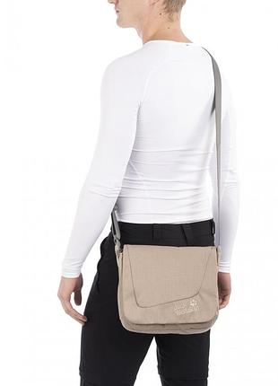 Шикарная вместительная сумка jack wolfskin месенжер/через плечо