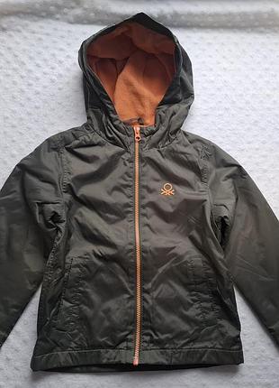 Курточка для мальчика на осень весна united colors of benetton 5р 110см