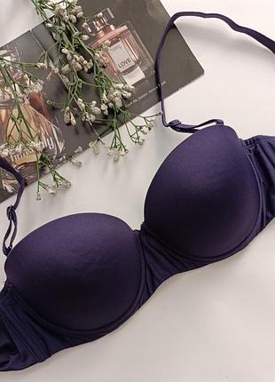 Бюстгальтер базовый фиолетовый бюст гладкий лиф triumph 38a 85a 80b