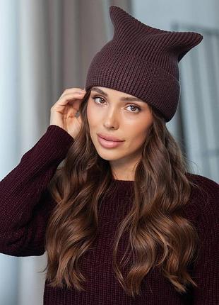Шапка ушки