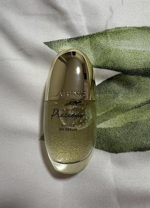 Precious hydrating + smoothing face oil serum clarins