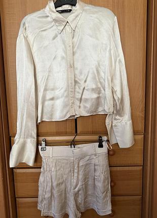 Костюм блуза шорти zara