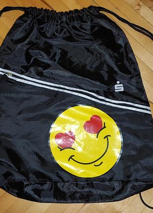 Стильная фирменная сумка рюкзак для спорта smile