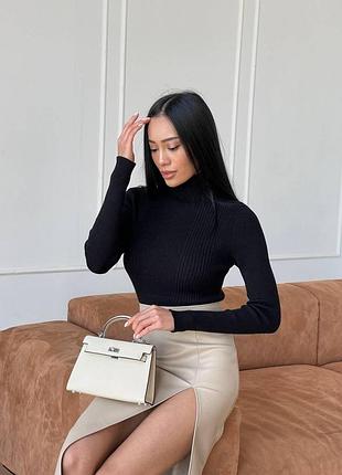 Бесшовный гольф "баунти". очень теплый и приятный к телу. растяжимость хороша. качество люкс!