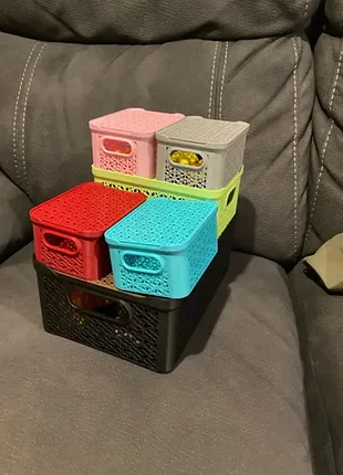 Штабелированные корзины для хранения