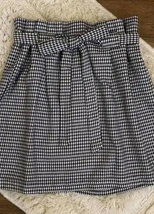 Юбка гусиная лапка