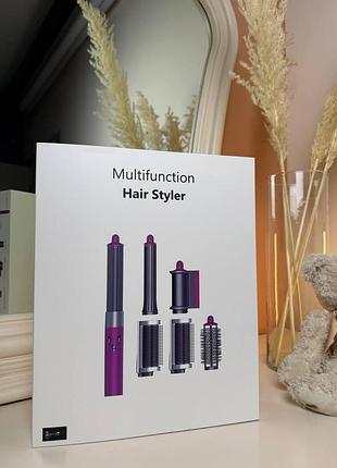 Фен стайлер для волосся 5 в 1 професійний фіолетовий