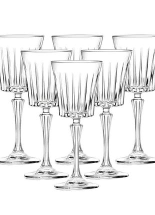 Набор бокалов для вина 6 штук  по 150 мл на высокой ножке hp4164
