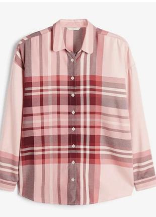 Рубашка в клетку next удлиненная р.one size