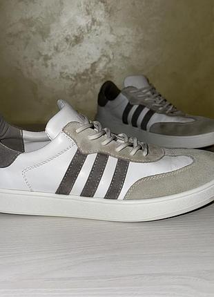 Шкіряні кросівки кеди 42 розмір (27 см)