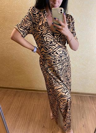 Сукня довга принт