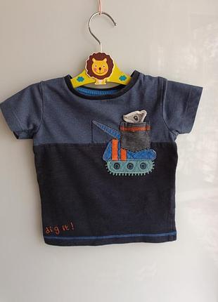 Футболка на мальчика на возраст 3-6 месяцев