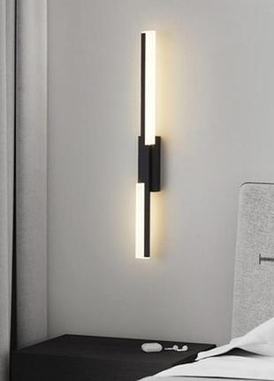 Бра led 28124 черный 5х6х60 см.
