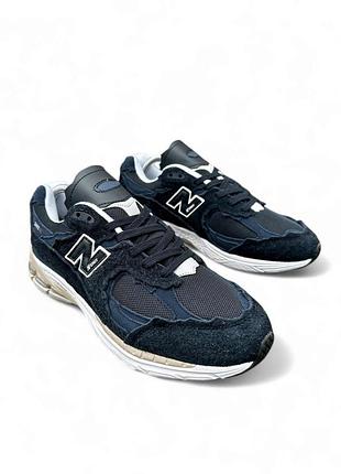 Мужские кроссовки new balance 2002r синие